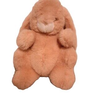 Westcliff Pink Plush Lop Ear Bunny Rabbit - Baby Girl, Easter Gift Vintage 12"